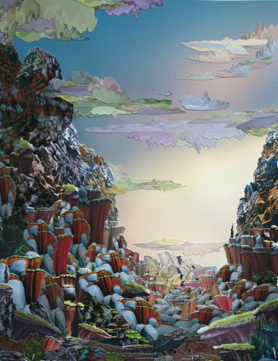 Mary Anne Kluth, "The granite ridge rises very abruptly from the valley, its crest worn into the most fantastic forms..."