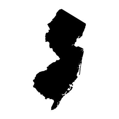 New Jersey State Vinyl Sticker