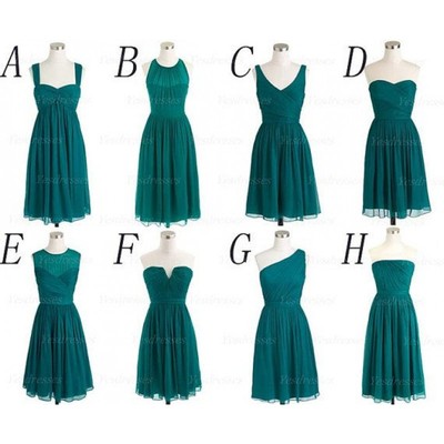 Teal bridesmaid dresses, short bridesmaid dresses, mismatched bridesmaid dresses, simple bridesmaid dresses, cheap bridesmaid dresses, PD15007