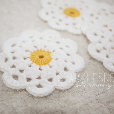 Sunflower coasters - Thumbnail 1