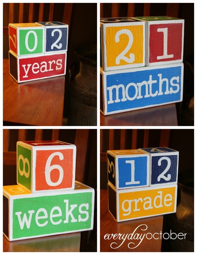 Crayon box block set