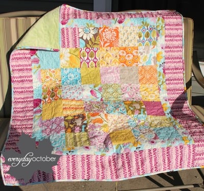 Central park baby/toddler quilt