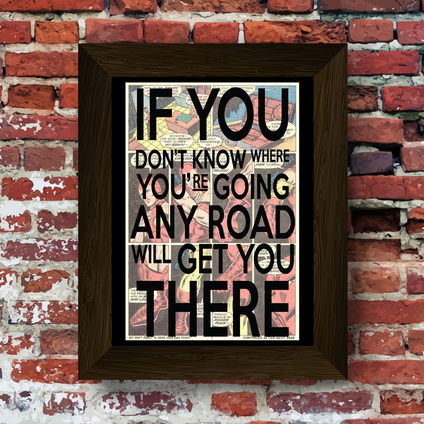 Ironman If you dont know quote Super Hero Upcycled vintage comic book art print. #0004