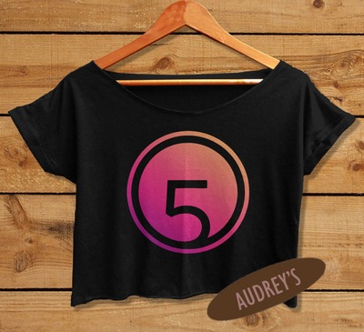 Fifth Harmony shirt Crop Top Women Crop Tee American X Faxtor 5h tshirt black white