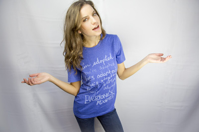 Everyone's Adopted T-shirt - Blue