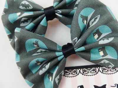 Batman The Dark Knight Fabric Hair Bow - Comic Book - Super Hero