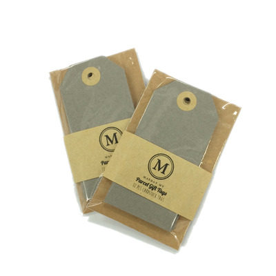 Grey Parcel Gift Tags
