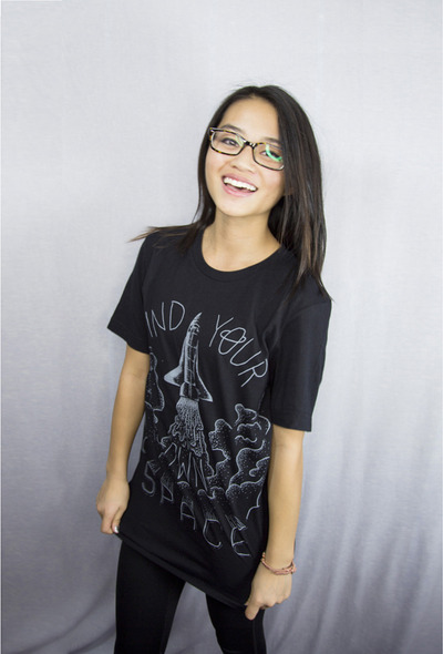 Find Your Space T-shirt - Black