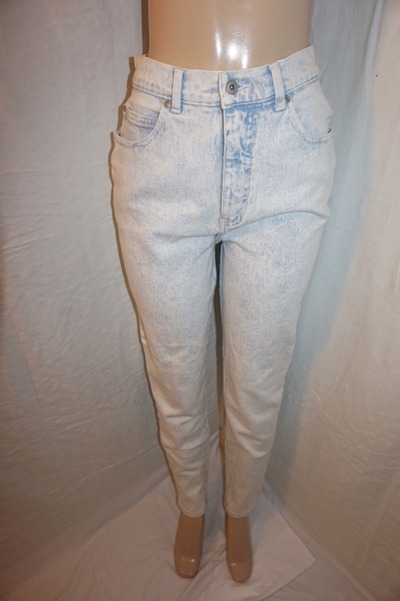 Vintage la blues white jean stonewash pants, l