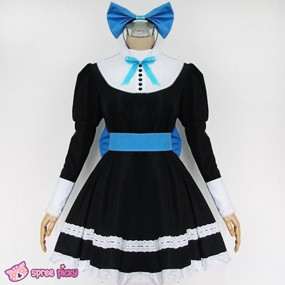 Cosplay Custom Costume Panty & Stocking Black Maid Dress SP151649
