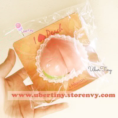 Rare ibloom peach jumbo squishy (scented!) - Thumbnail 5