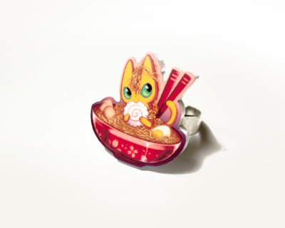 Ramen cat Ring
