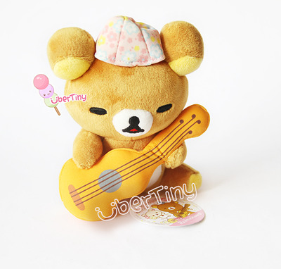 San-x Rilakkuma holding a Ukelele Plush