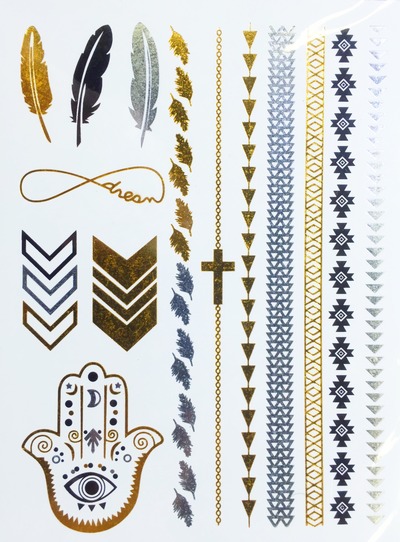 Metallic Tattoos (2 sheets)