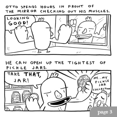 Lift, otto, lift original art