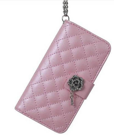 Leather Rose Quilted Wristlet Clutch iPhone 5 Case (More Colors)