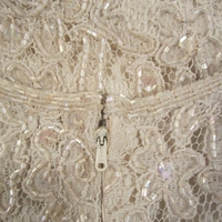 Delicate Nude/Pale Pink Lace Dress - Thumbnail 4