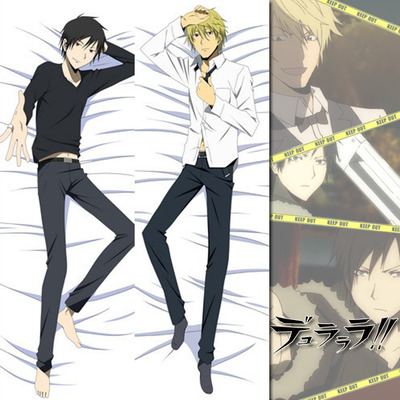 Brand New Shizuo and Izaya - Durarara!! Dakimakura Hugging Body Pillow Case Anime MALE45
