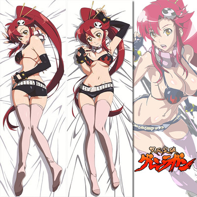 Brand New Yoko Littner - Gurren Lagann Dakimakura Hugging Body Pillow Case Anime Cover18