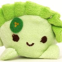 Kawaii Dumpling Plush Cell Phone Charm - Thumbnail 1