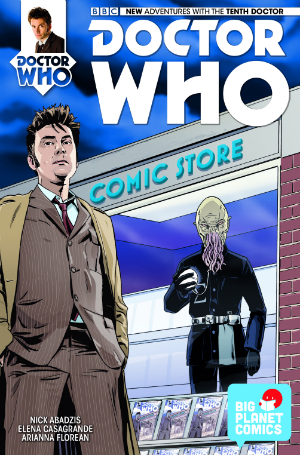 Doctor Who: New Adventures with the Tenth Doctor #1 Big Planet Comics variant cover