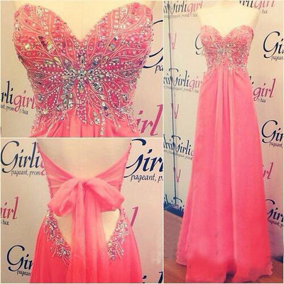 Long prom dress, pink prom dress, Prom dress 2016, Cheap prom dress,PD380086
