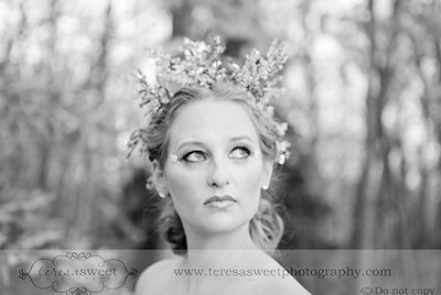 Winter Fairy Snow Queen Tiara-Crown-Winter Wedding-Cosplay