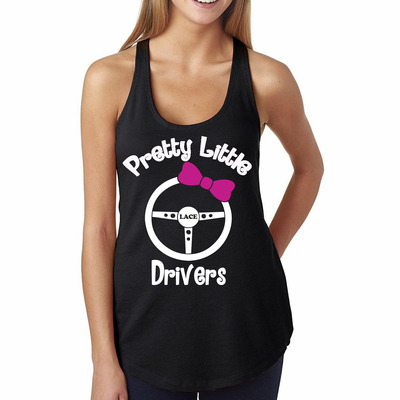 Pretty Little Drivers Steering Wheel Tank Top