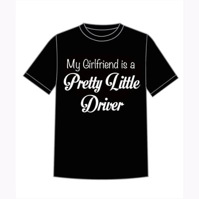 My gf is a pretty little driver t-shirt - Thumbnail 5
