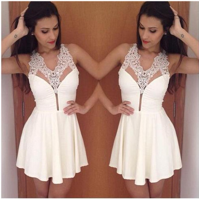 white prom dress, cheap prom dress, short prom dresses, prom dress 2015, online prom dress ,15032001