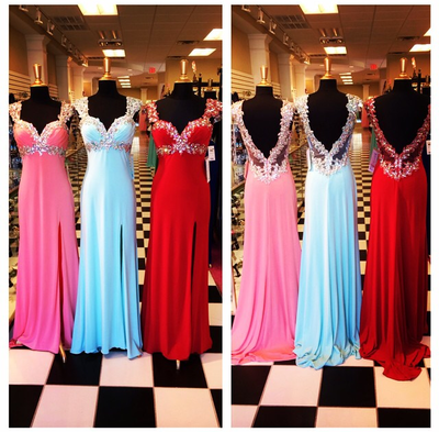 long prom dress, blue prom dress, pink prom dress, red prom dress, custom prom dress, prom dress, BD143513
