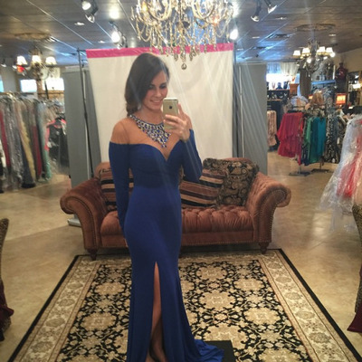 Royal blue prom dresses, chiffon prom dress, chiffon prom dress, sexy prom dress, prom dress 2015, Online prom dress, long prom dress, 15032314
