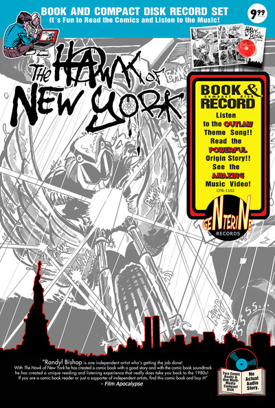 Hawk of New York Book and (CD) Record Set