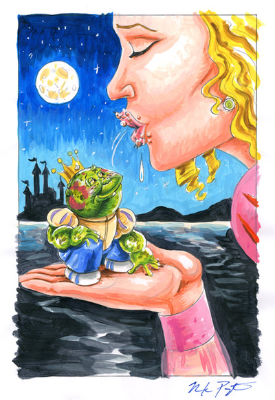 "Fables, Fantasy, and Farts" Cover Color Rough - Garbage Pail Kids IDW Comic