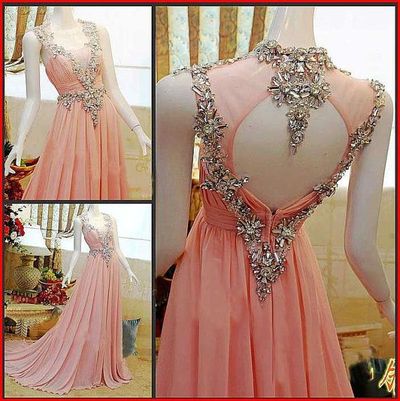 Charming Prom Dress,Chiffon Prom Dress,A-Line Prom Dress,Strapless Prom Dress,Crystal Prom Dress,15032628