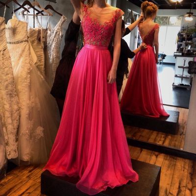 Charming Prom Dress,Appliques Prom Dress,A-Line Prom Dress,Chiffon Prom Dress,Long Prom Dress,15032639