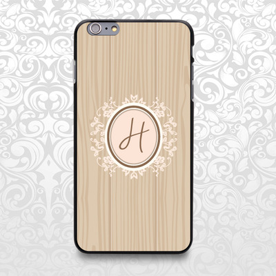 Wood texture pattern wreath case custom name for iphone 7/6/6s/5/5s/5c, samsung s6/note5, sony, lg nexus, nokia lumia, htc one, moto x (bcbl-11) - Thumbnail 3