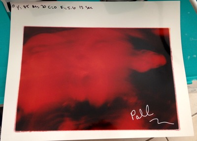 Signed Three Mile Pilot psychedelic photograph