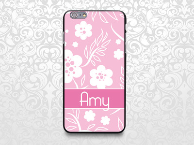 Floral tribal pattern custom name case for iPhone 7/6/6s/5/5s/5c, Samsung S6/Note5, Sony, LG Nexus, Nokia Lumia, HTC One, Moto X (BCBL-53)