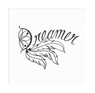Dreamer Dream Catcher Vinyl Wall Decal