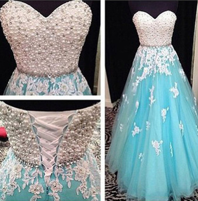 Sweetheart Prom Dress,Beading Prom Dress,Appliques Prom Dress,A-Line Prom Dress,15040120