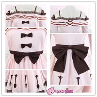 Tableware Off Shoulder Dress Free Ship SP140702 - Thumbnail 2