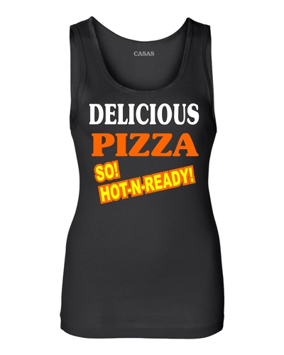 DELICIOUS PIZZA Ladies Tank # 979