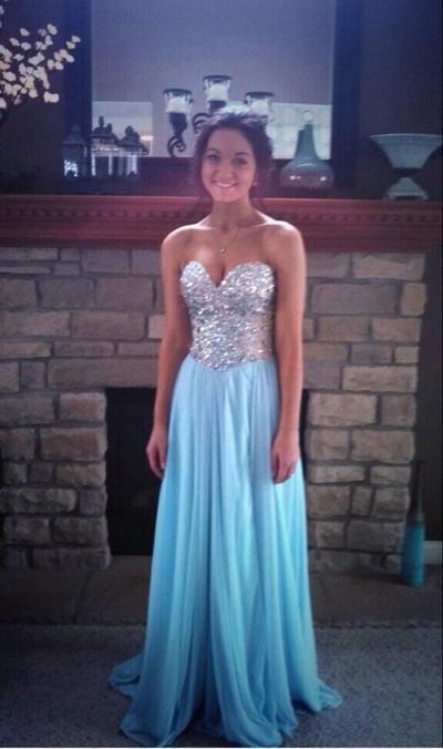 blue prom dress, long prom dress, cheap prom dress, 2015 prom dresses, sweetheart prom dress,15040609