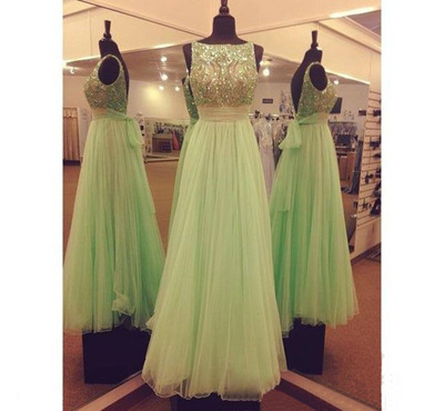 mint prom dress, long prom dress, prom dress, popular prom dress, tulle prom dress, custom prom dress,15040620