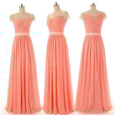 pink prom dress, long prom dress, prom dress , cheap prom dress, chiffon prom dresses, long bridesmaid dress, BD14440