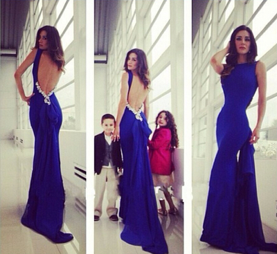 royal blue prom dress, sexy prom dress, long prom dress, mermaid prom dress, prom dress, backless prom dress,15040711