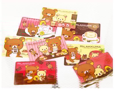 Rilakkuma Cafe Card Stickers (super cute)