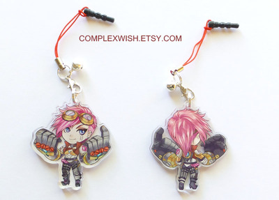 Reversible league of legends charm - Vi the enforcer of piltover