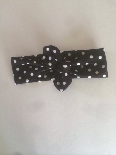 Polka Dot Tie Knot Headwrap